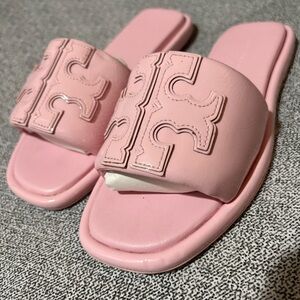 Tory Burch Pink Slide Sandals